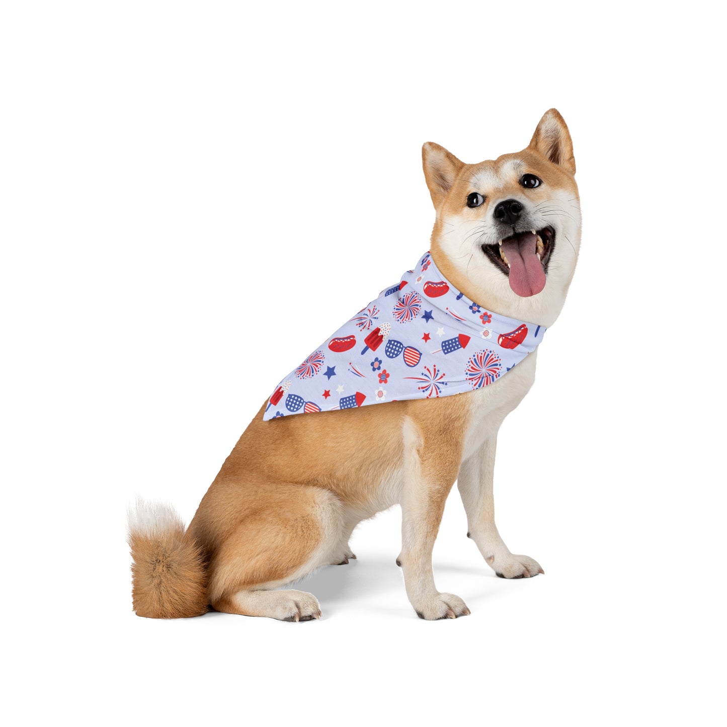 4th of July Tie On Bandana