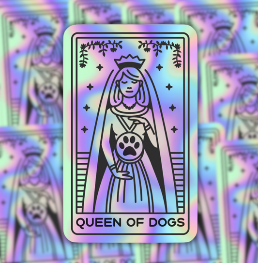 Queen of Dogs Sticker