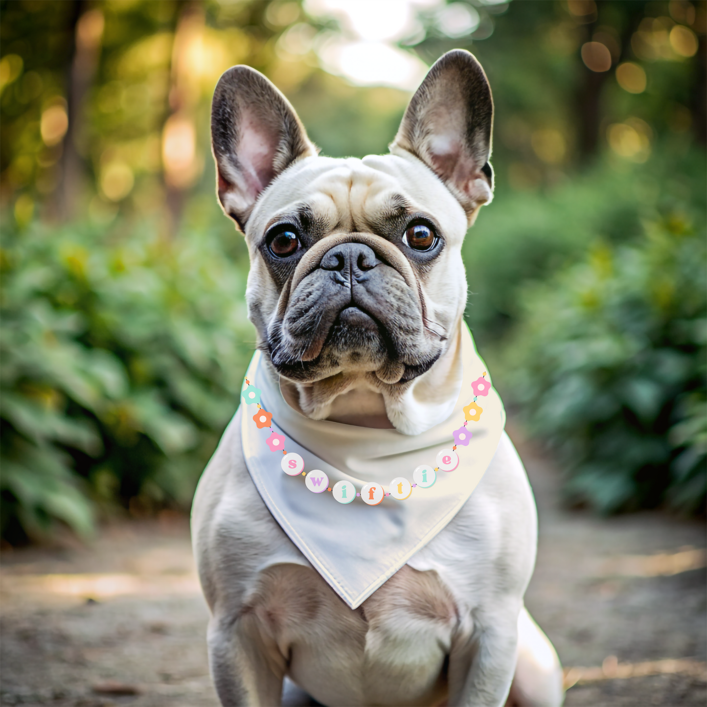 Swiftie Flower Bracelet Tie On Bandana