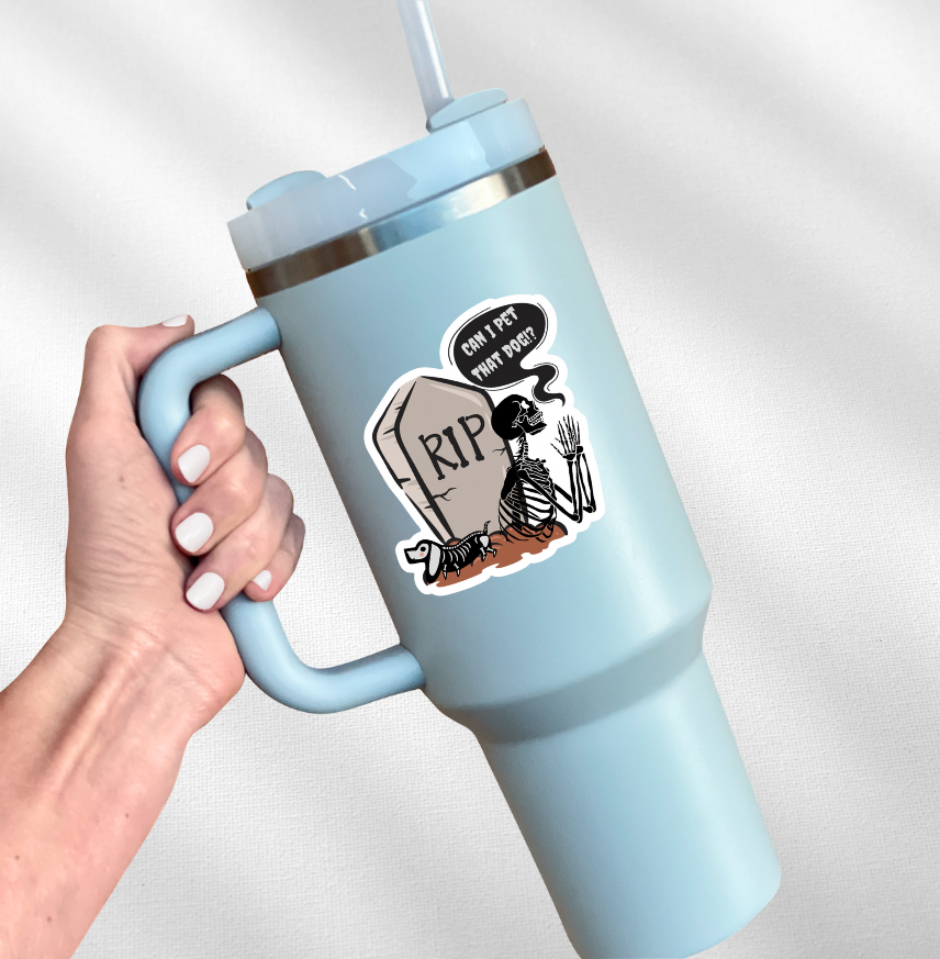 Can I Pet That Dog Sticker