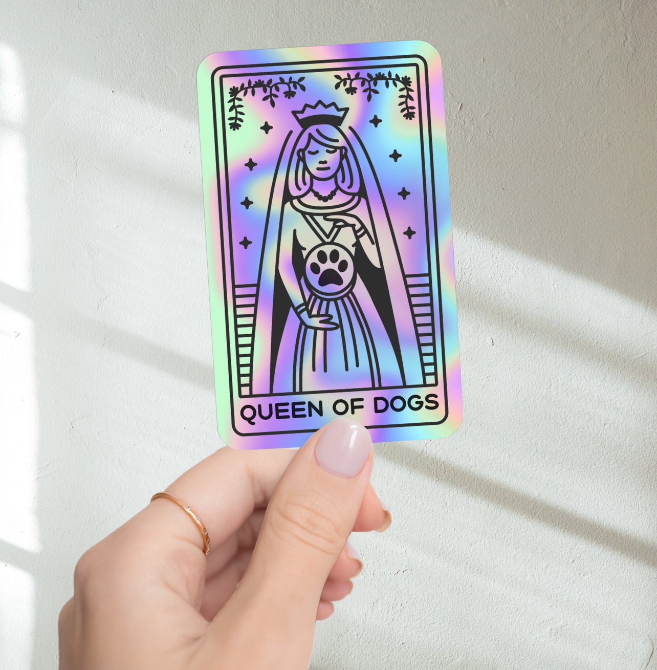 Queen of Dogs Sticker