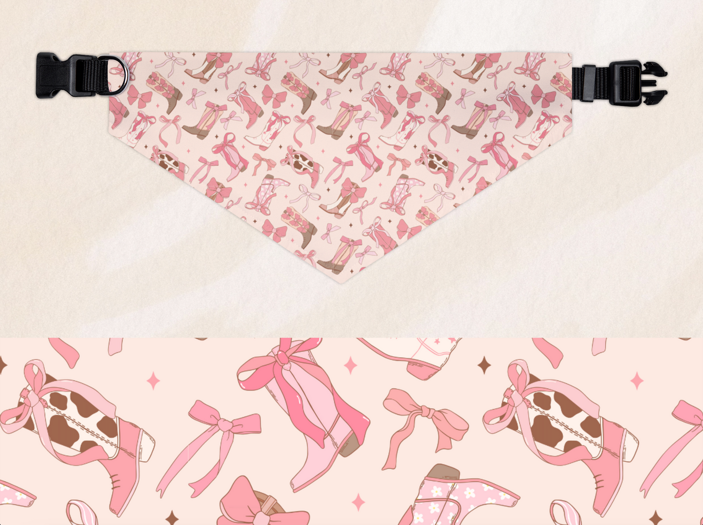 Coquette Cowgirl Bandana Collar