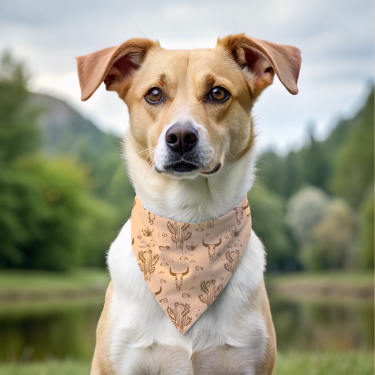 Western Desert Cowboy Tie On Bandana