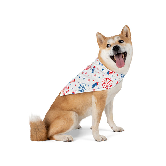 Firework Tie On Bandana