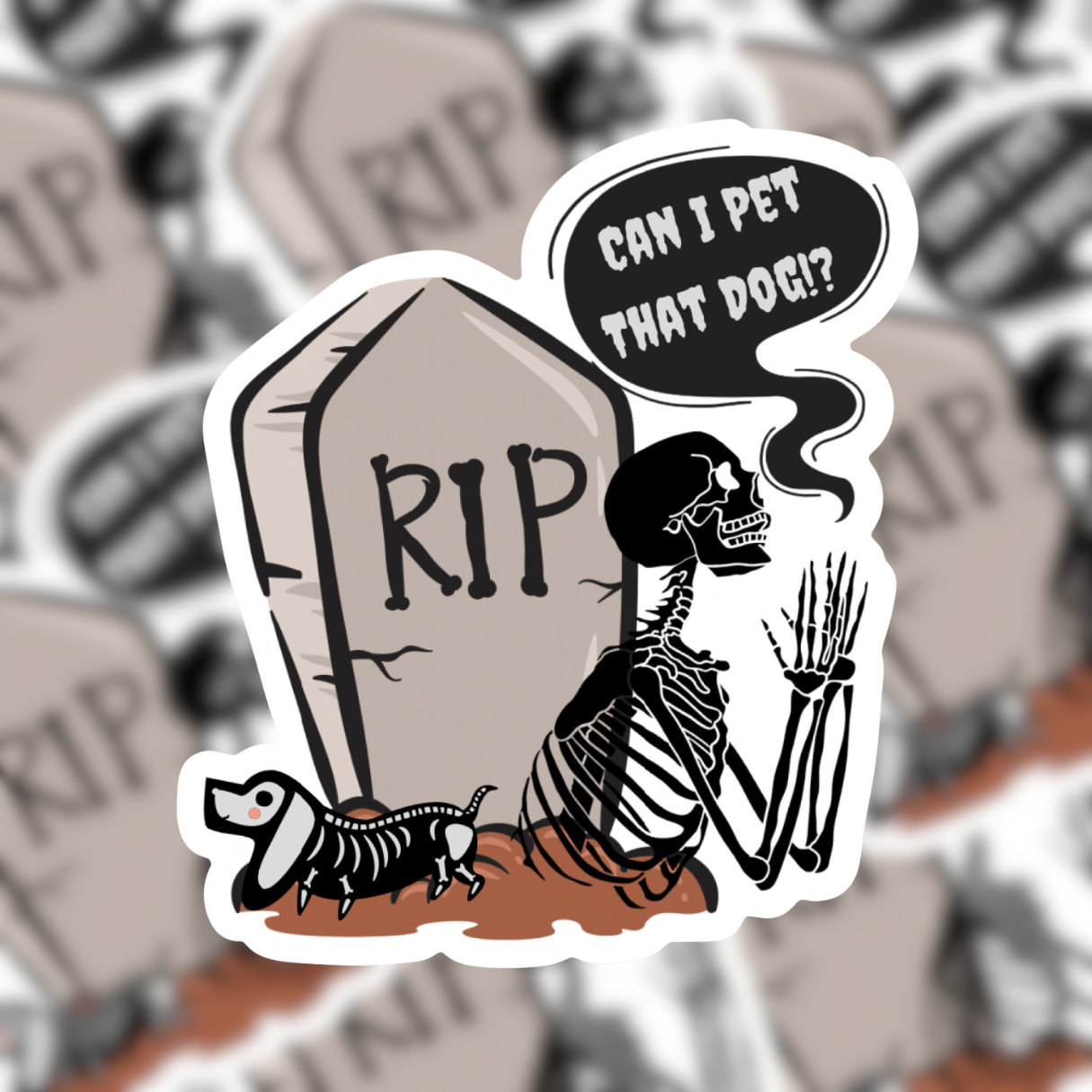 Can I Pet That Dog Sticker