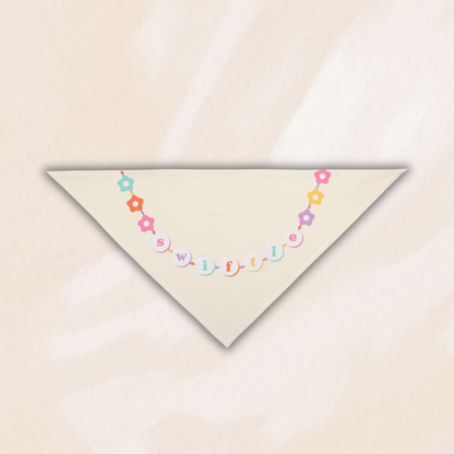 Swiftie Flower Bracelet Tie On Bandana